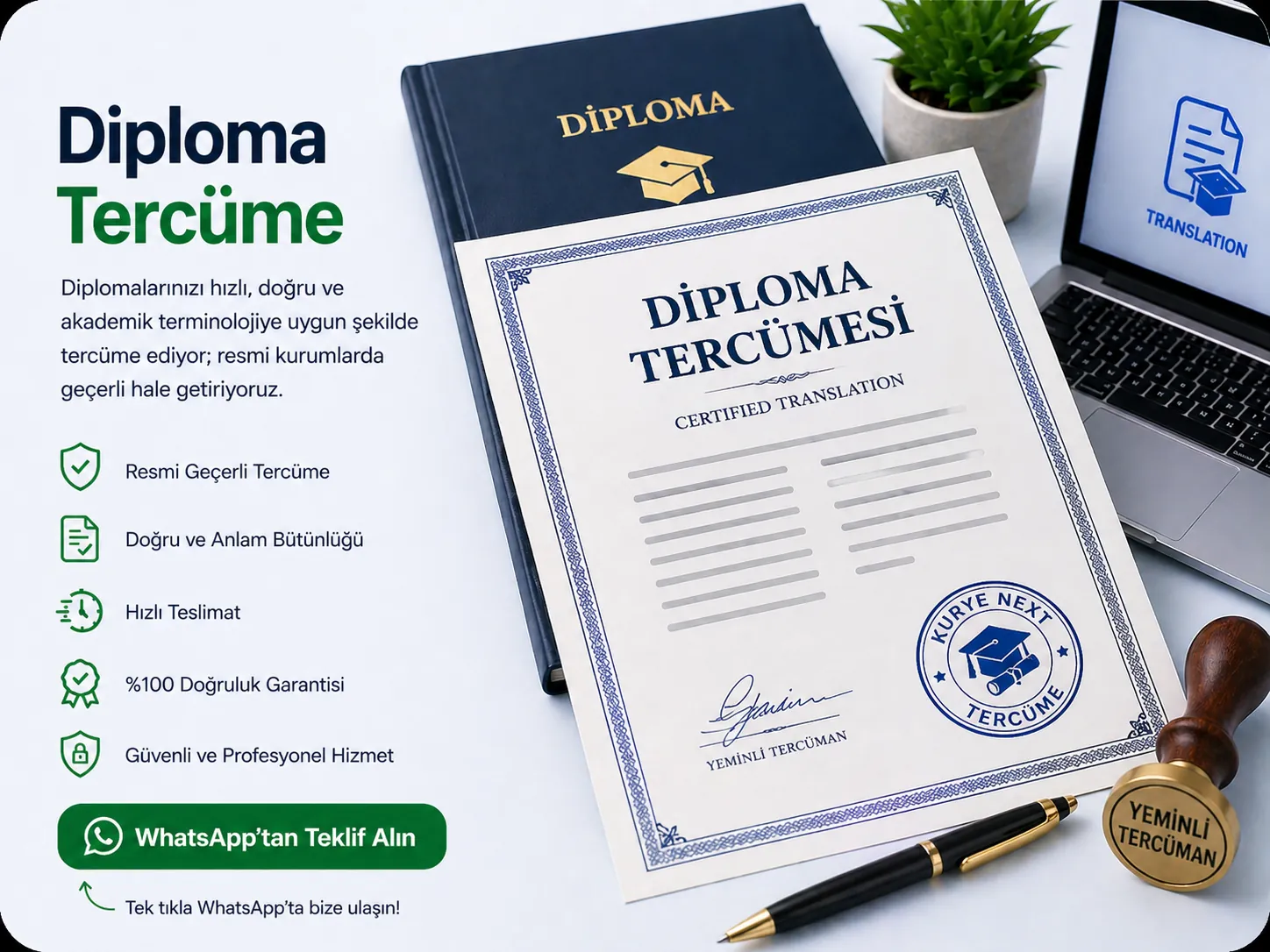 Diploma tercüme hizmeti