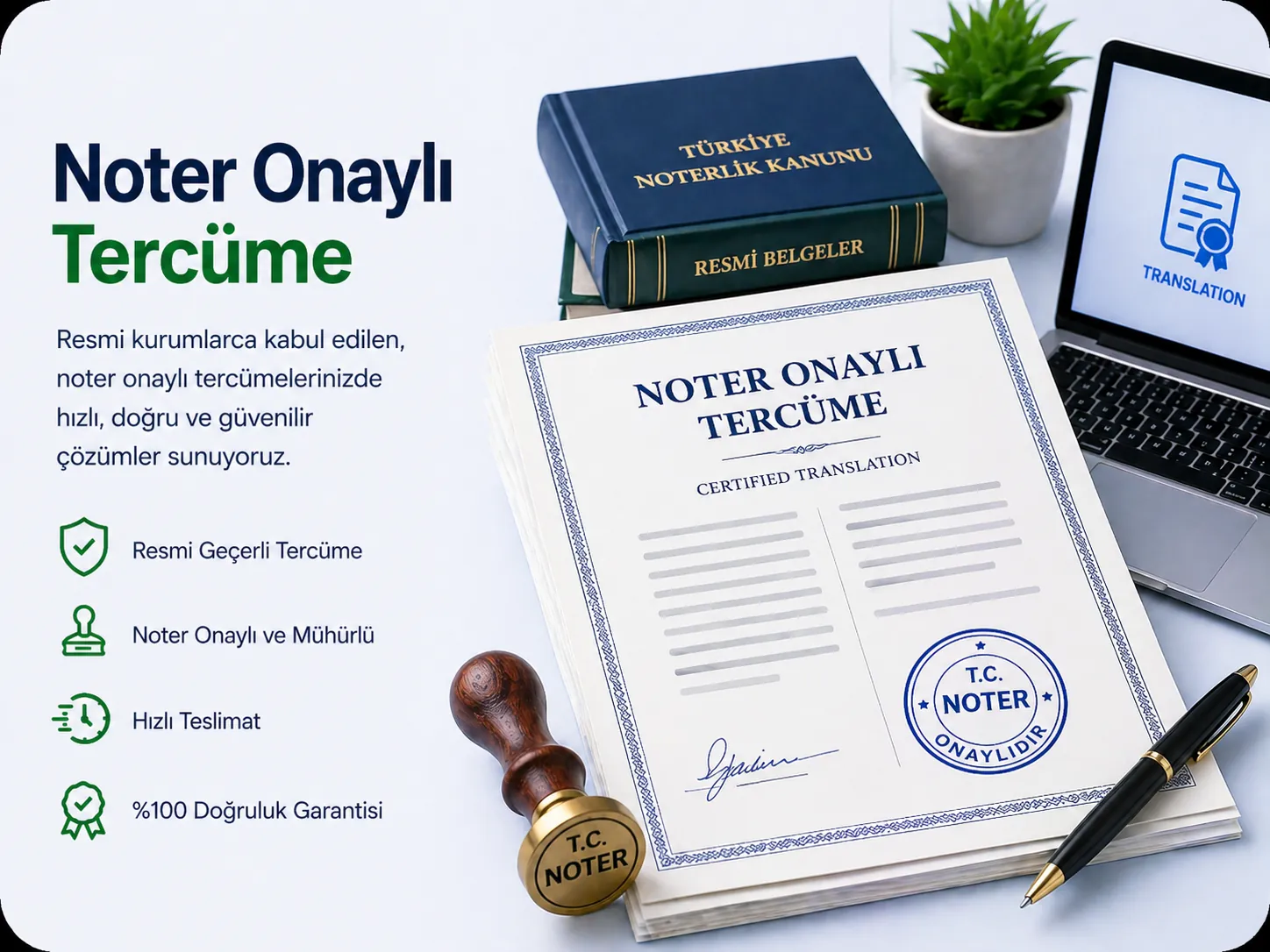 Noter onaylı tercüme hizmeti