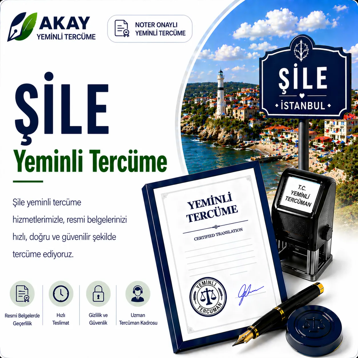 Şile yeminli tercüme hizmeti